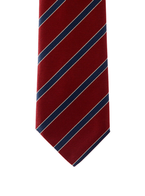 Pure Silk Three-fold Regimental Tie