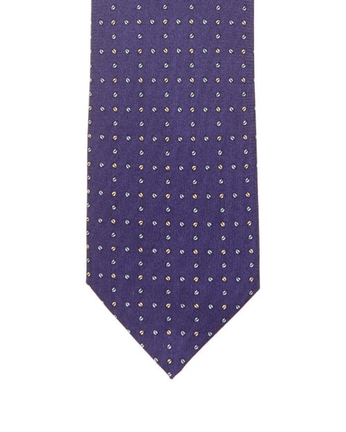 patterned seven folds tie